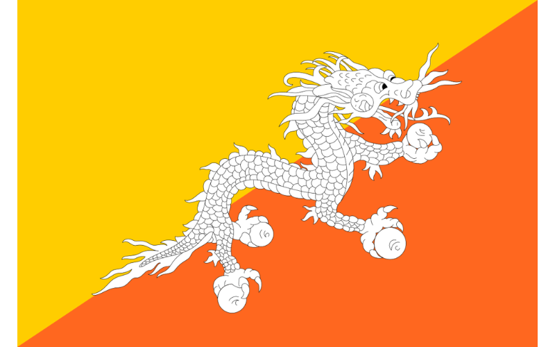 Bhutan Flag